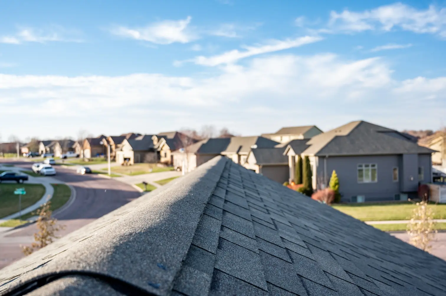 A completed Mann Roofing project in Western New York